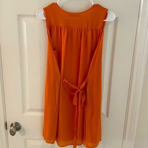 Beautiful Orange Cocktail Dress